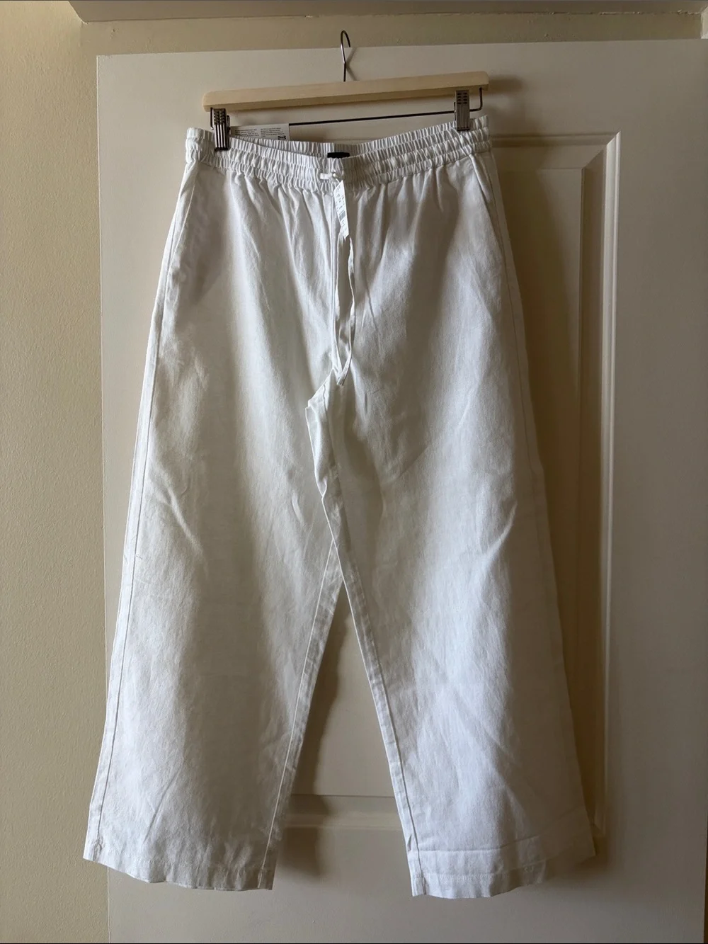 NWT! White linen pants J.Crew